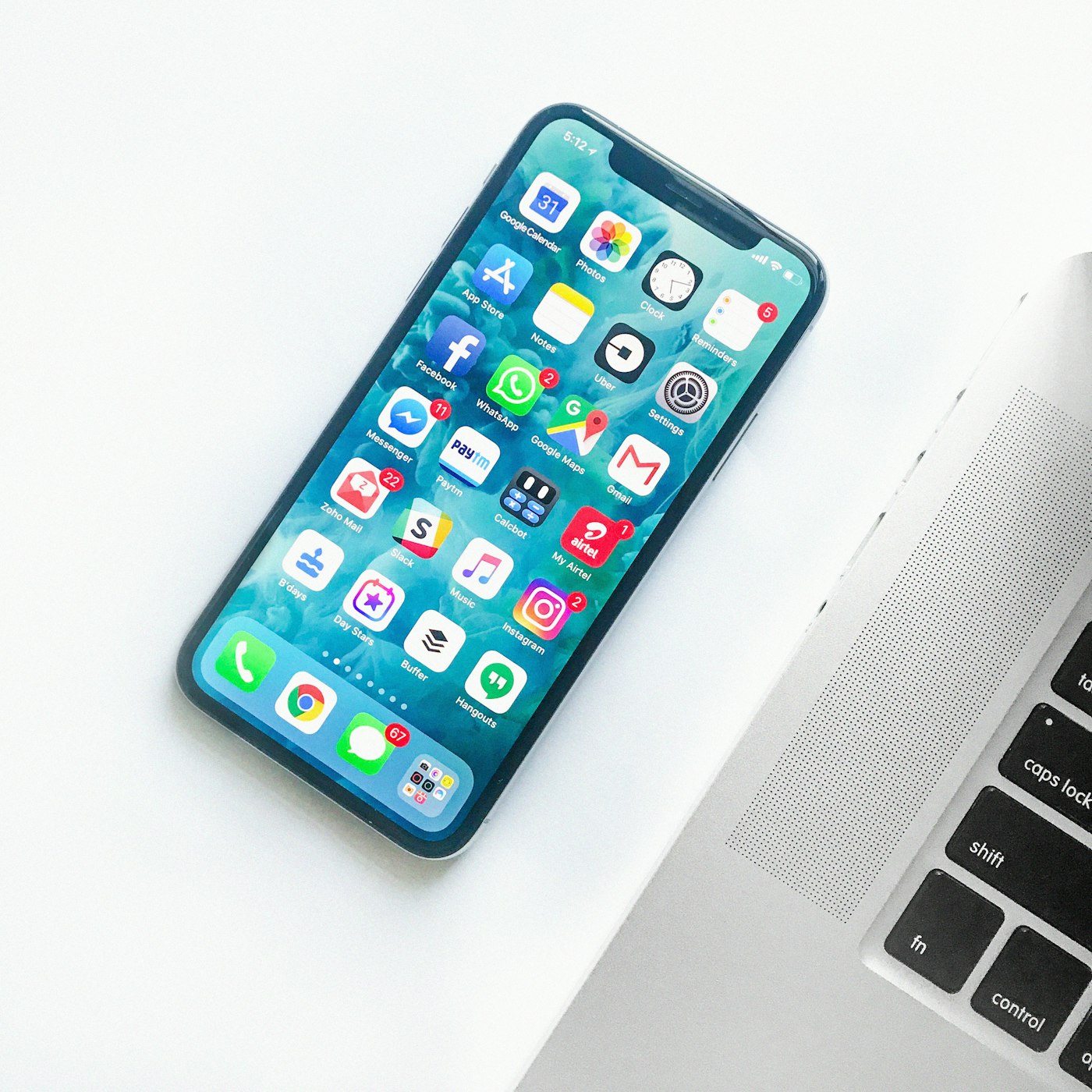 Smartphone screen showing modern mobile photography